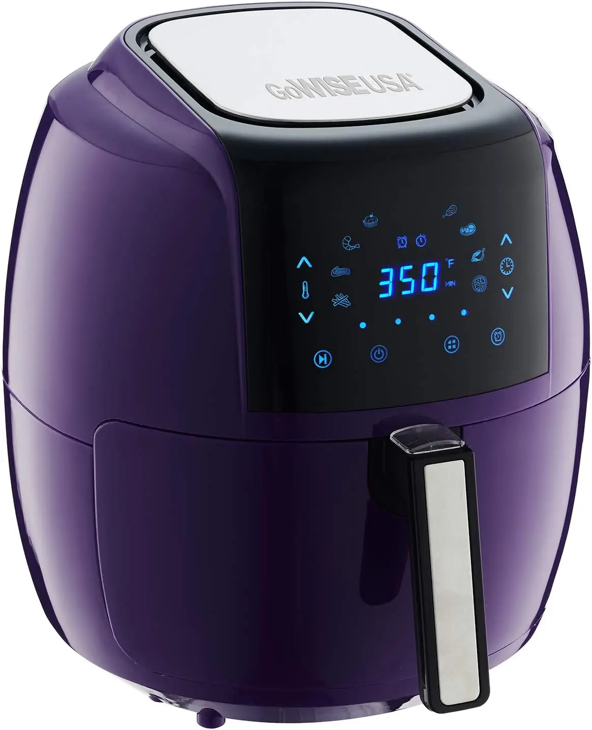 

5.8-Quart Programmable 8-in-1 Air Fryer XL + Recipe Book (Plum)