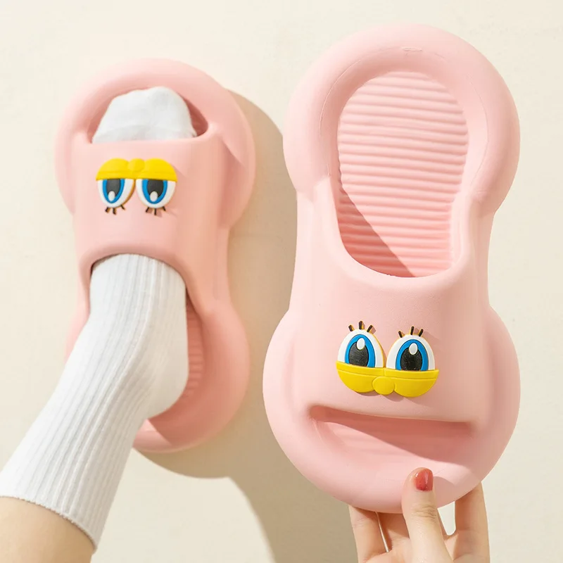 

Women's Slippers Thick Bottom Comfortable Cloud Slippers Casual Outdoor Beach Sandals 2023 New Summer Non-slip EVA Beach Slides