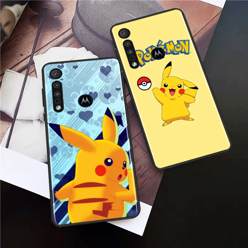 hot the pokemon pikachu for motorola moto g g60 g60s g50 g40 g9 g10 e7i e6s power edge 20 e20 2021 x3 s pro phone case free global shipping