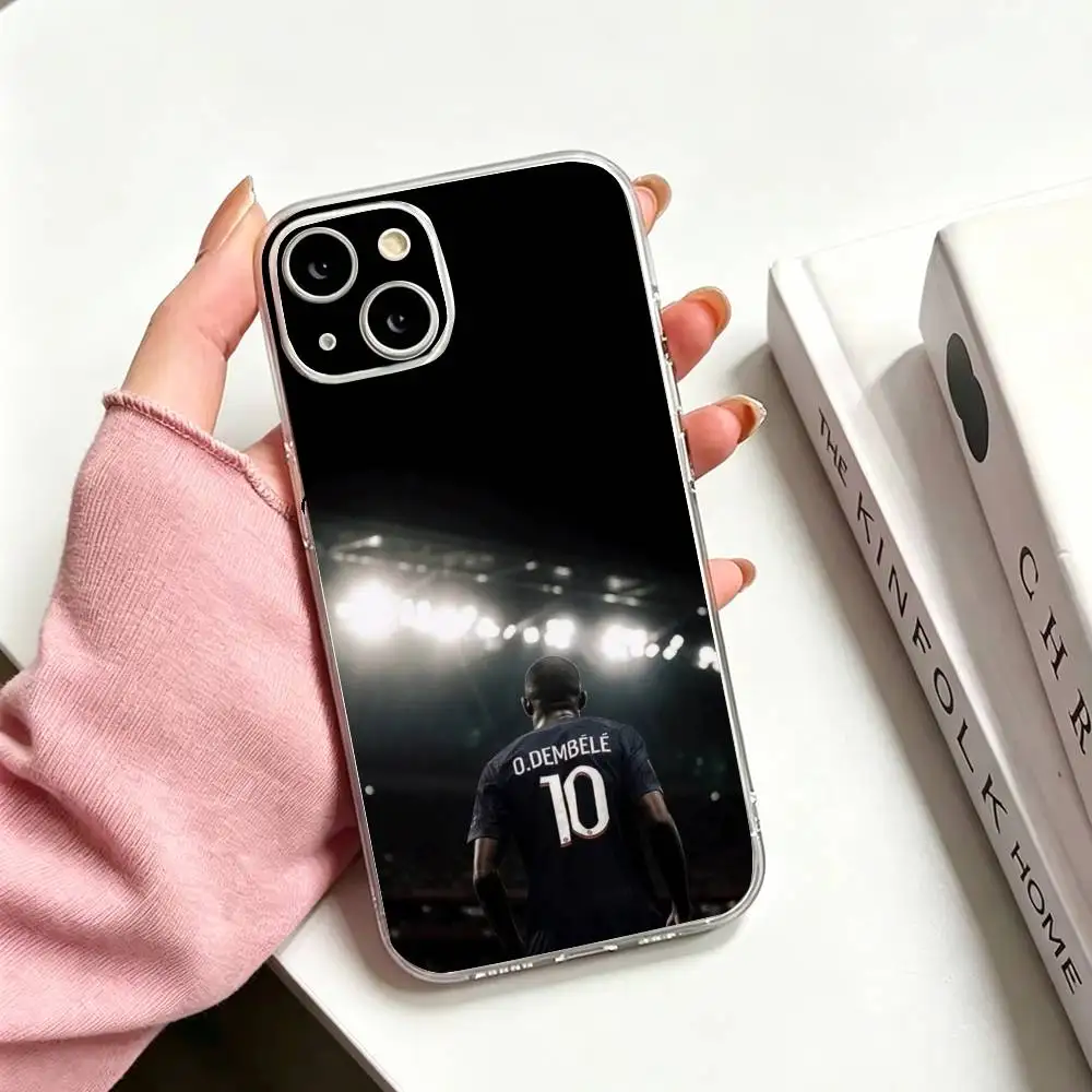 Чехол для телефона Football for D-Dembele для iPhone 17 16 15 14 13 12 11 Mini Pro Max Plus, прозрачный (art.: 3920dc07da1d4) - 3920dc07da1d4