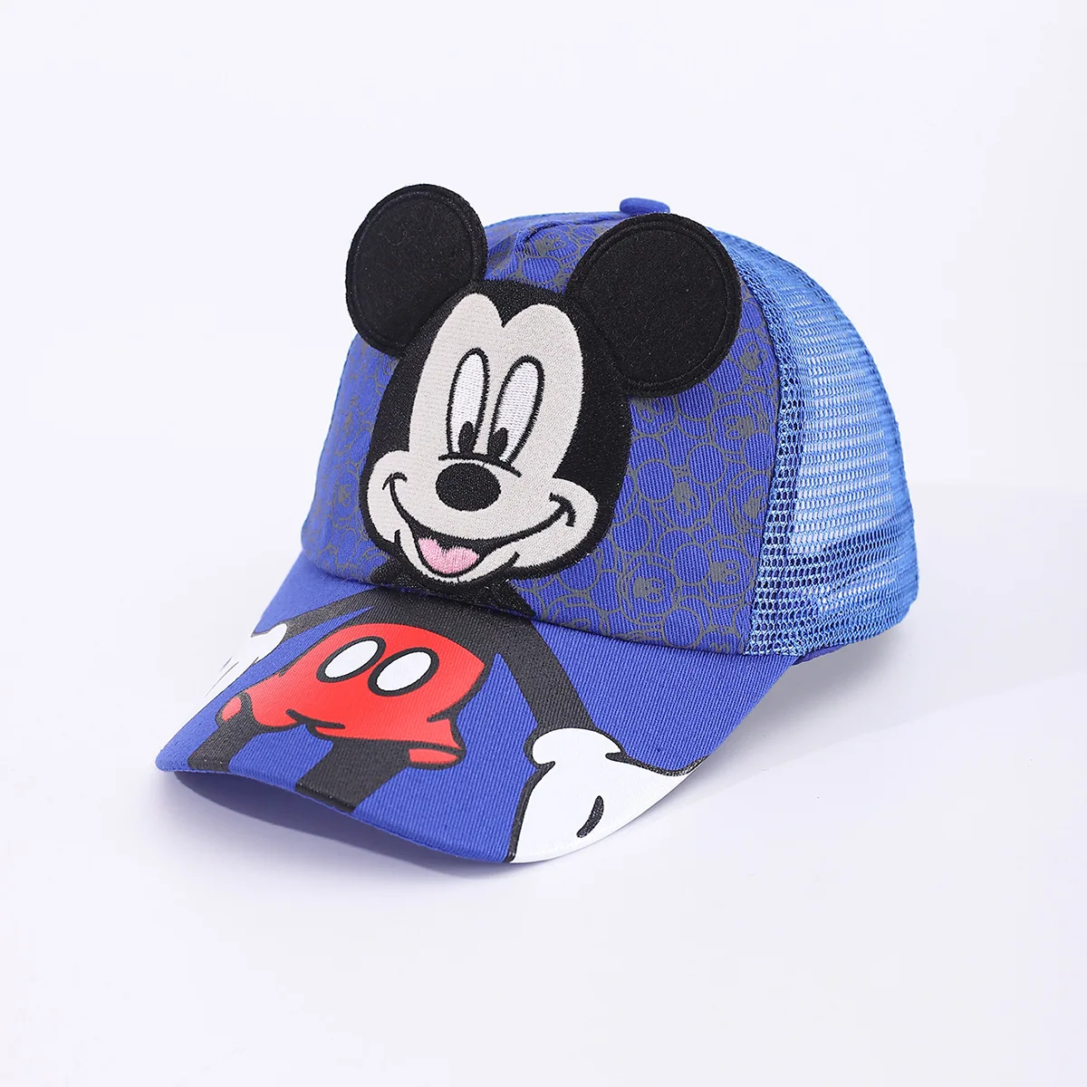Бейсболка Disney с Микки Маусом, сетчатая кепка с аниме-принтом, кепка с козырьком из терилена, аксессуар для волос для мальчиков и девочек, солнцезащитный козырек, подарок для детей (art.: 3920d8cd40540) - 3920d8cd40540
