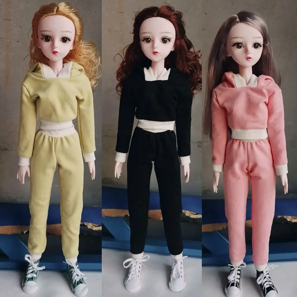 

For 60cm Dolls Girls Doll Pants Doll Hoodies Accessories Fashion Doll Clothes 1/3 Doll Clothes Cotton Sweatshirt