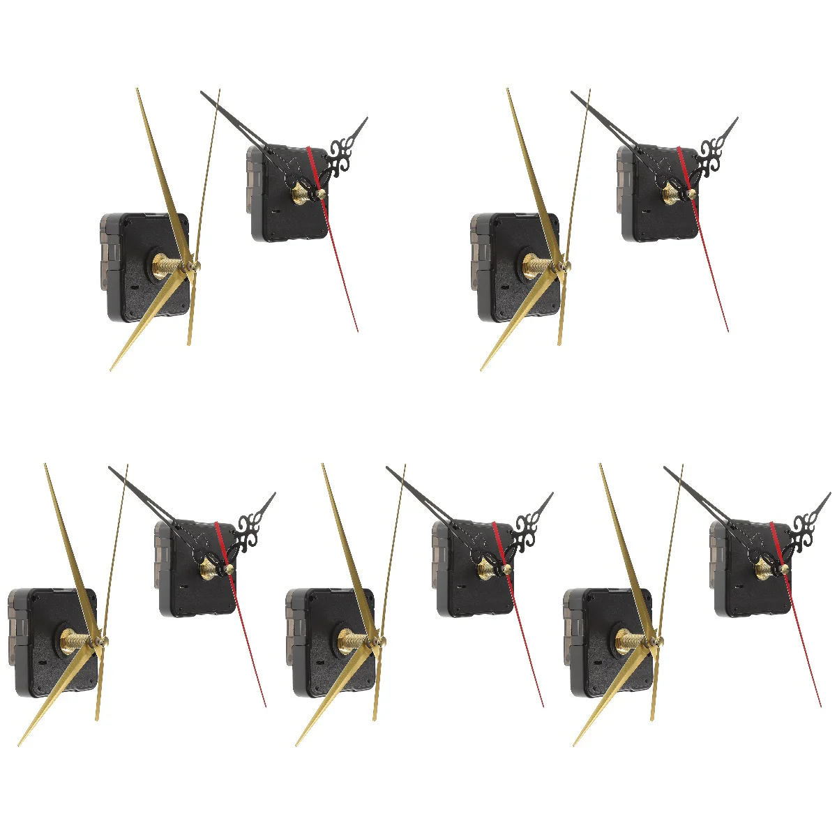 

5 Sets Clock Movement Mechanism Clock Mechanism Diy Clock Repair Part Kit