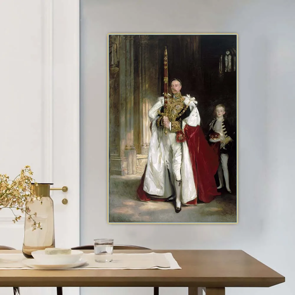 Джон Сингер серебро Чарльз Стюарт несущий Великий государственный меч при