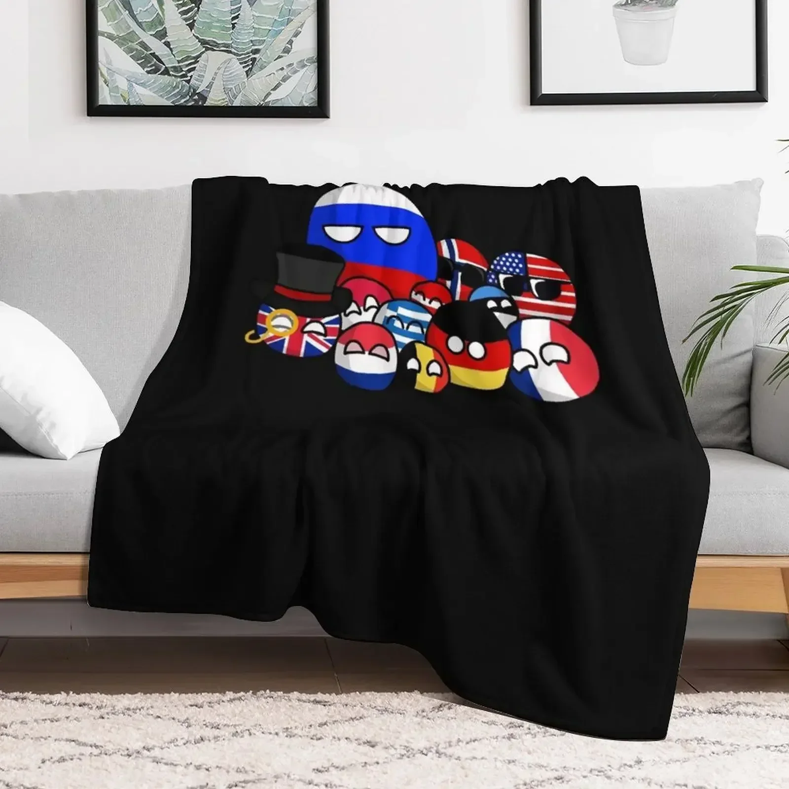 Countryballs Джерси DMN дизайн пледы кровать модные одеяла для спальных мешков