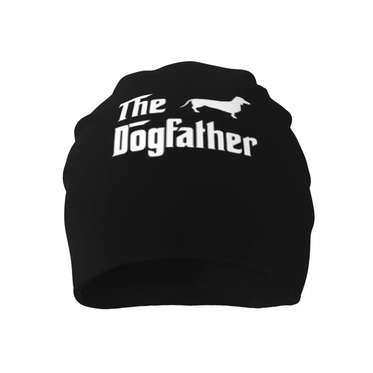 

The Dog Father Dachshund Dog Thin Beanie Animal Fashion Unisex Headwear All Seasons Crazy Cap