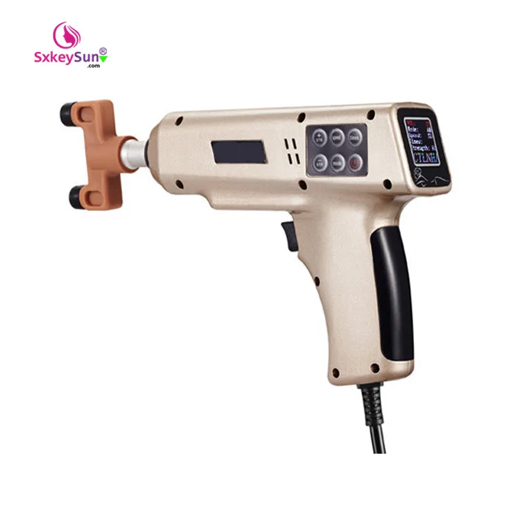 

Новинка 2021, многофункциональный массажный пистолет, устройство для сматывания костей, стимулятор мышц, для изменения боли, хиропрактика, ма...