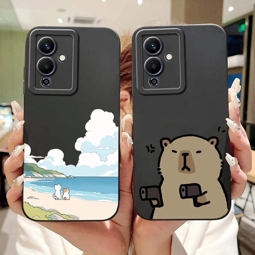 Fashion Painting Back Cover For Infinix Note 12 Pro 5G X671B Phone Case Marble Avocado Moon Night Gothic Coque Soft TPU Funda