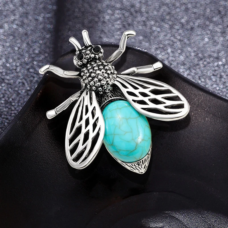 Новая брошь в виде пчелы со стразами серии животных зажим для броши аксессуар