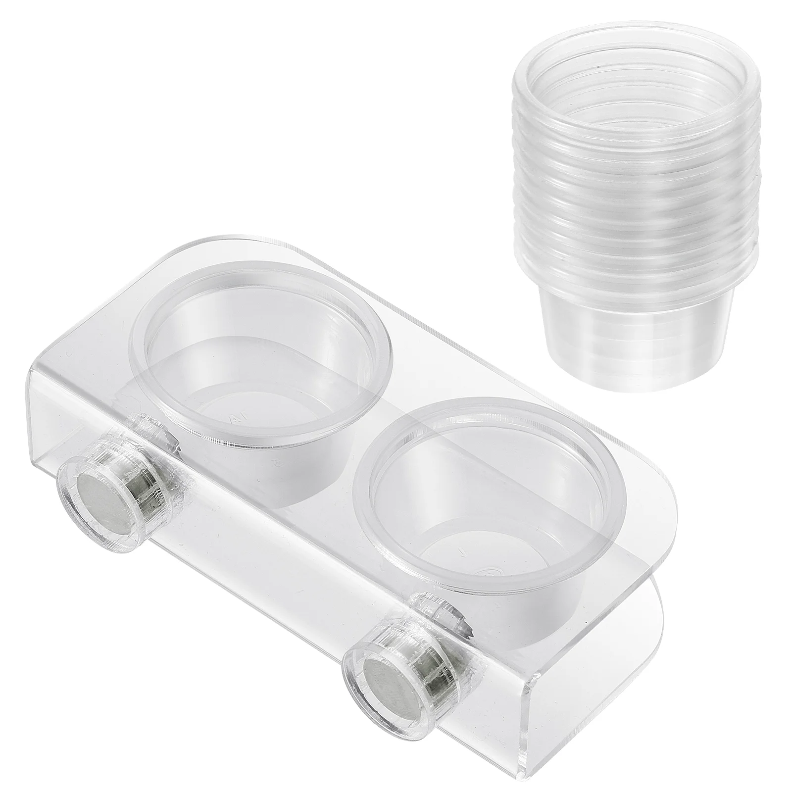 

Gecko Reptile Accessories Crested Feeding Bowl Water Cups Dish Feeder Tank Tortoise Dragon Bearded Supplies Crab Hermit Cage