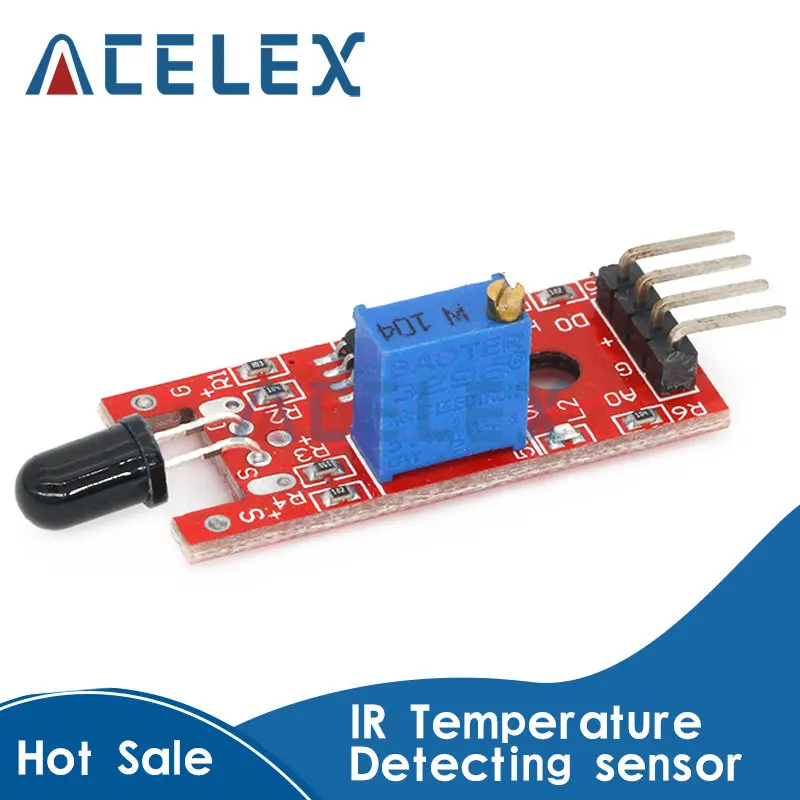 

New 4PIN KY-026 Flame Sensor Module IR Sensor Detector Module Temperature Detecting Suitable