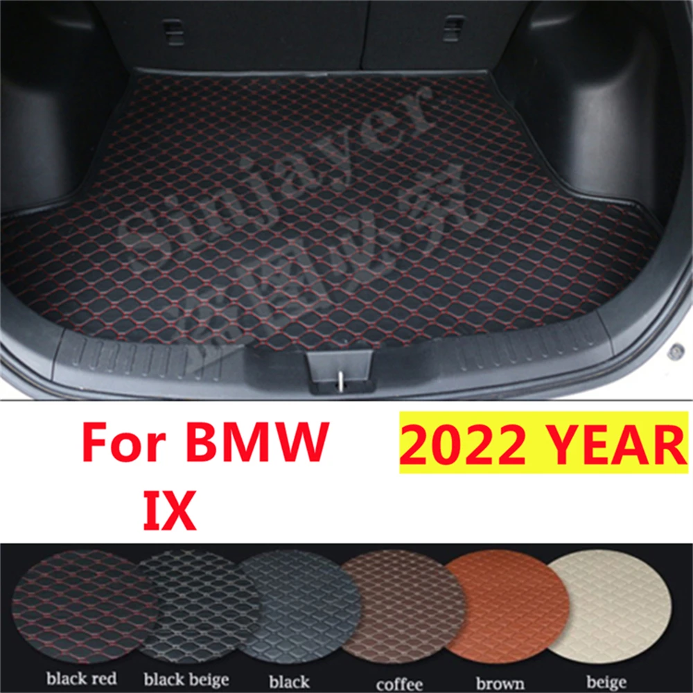 

SJ Custom Fit For BMW IX-SERIES 2022 YEAR Waterproof Car Trunk Mat AUTO Tail Boot Tray Liner Cargo Carpet Pad Protector
