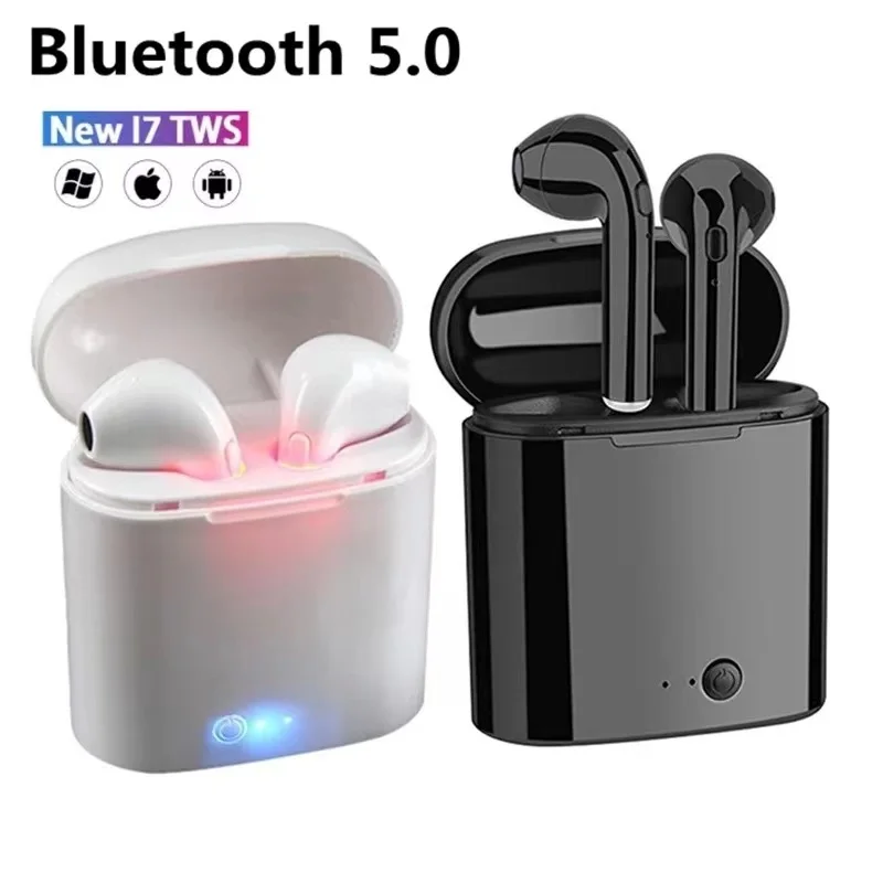 

Original i7S Tws Stereo Wireless 5.0 Bluetooth Earphone Earbuds Headset With Charging Box For IPhone Android Xiaomi Smartphones