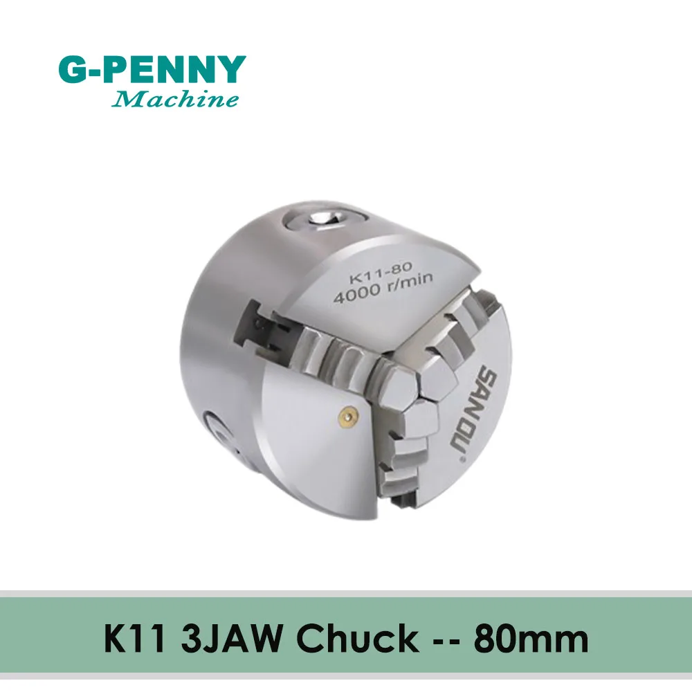 G-PENNY K11 3-кулачковый патрон 80 мм 4-я ось А самоцентрирующийся ручной
