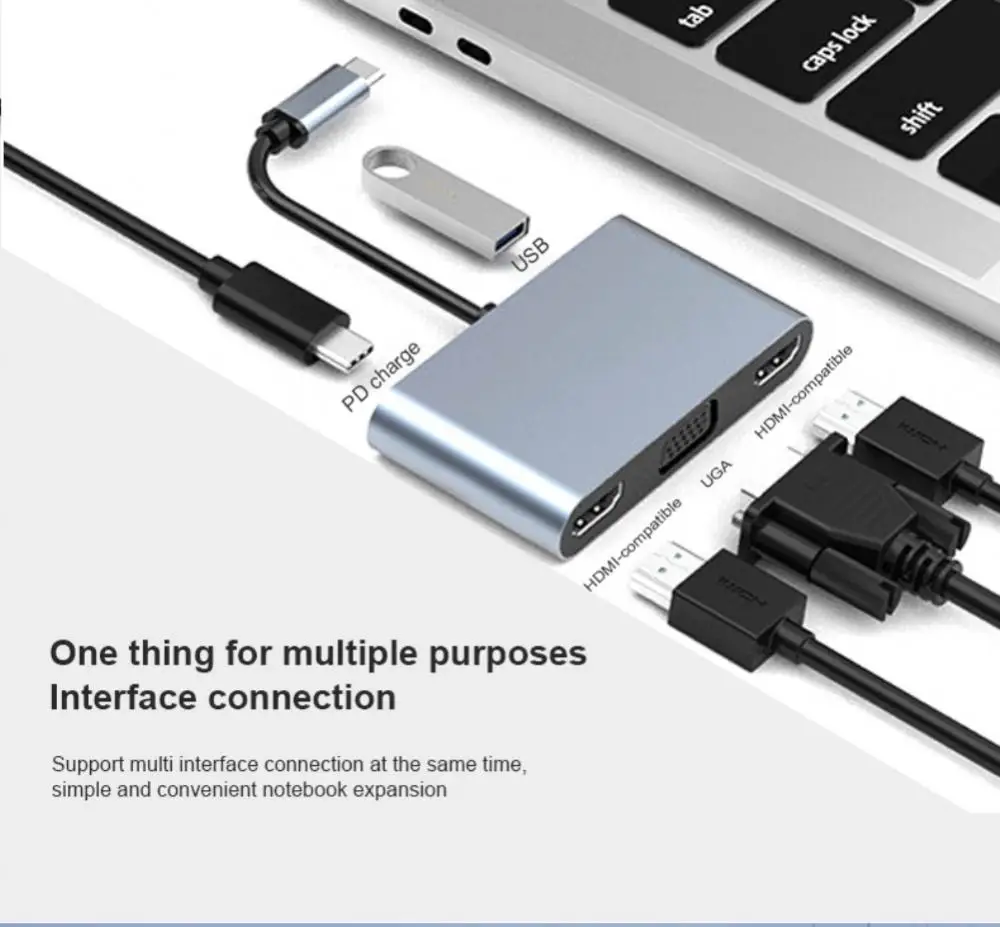Док-станция для ноутбука с двумя портами USB Type-C HDMI 3 0 |