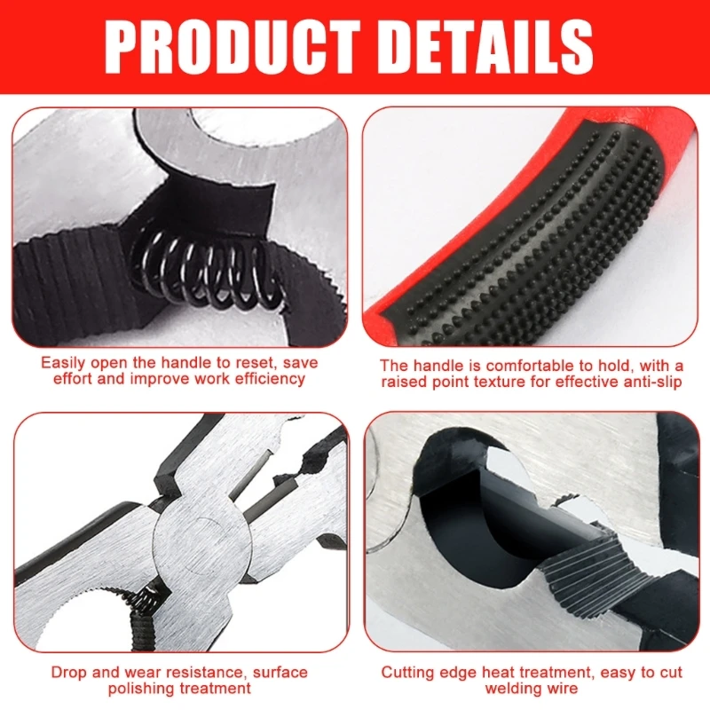 8-дюймовые сварочные клещи MIG многофункциональные из углеродистой стали длинный