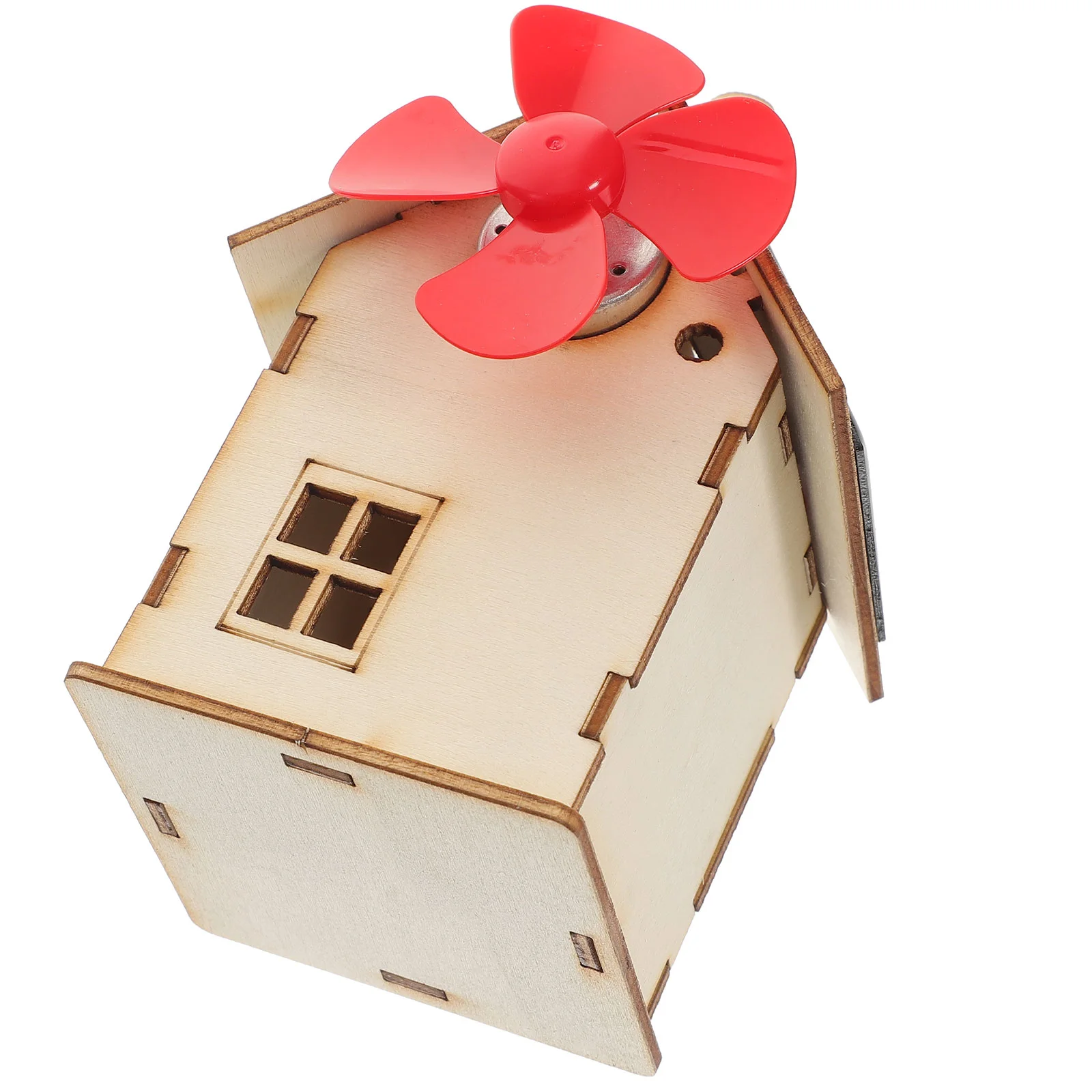 

Solar Hut Kids Educational Toy Home Toys Science Experiment Kits Wood Assembly Power Dynamo Assemble Small House