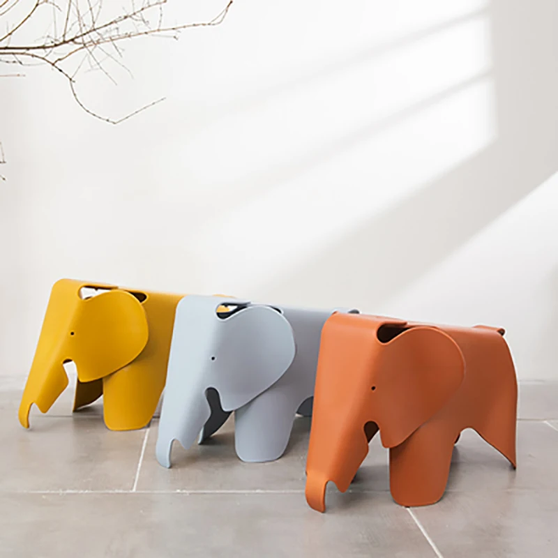 

Nordic Children's Chair Creative Plastic Elephant Chair Cartoon Stool Baby Small Chair Personality Children's Furniture chair