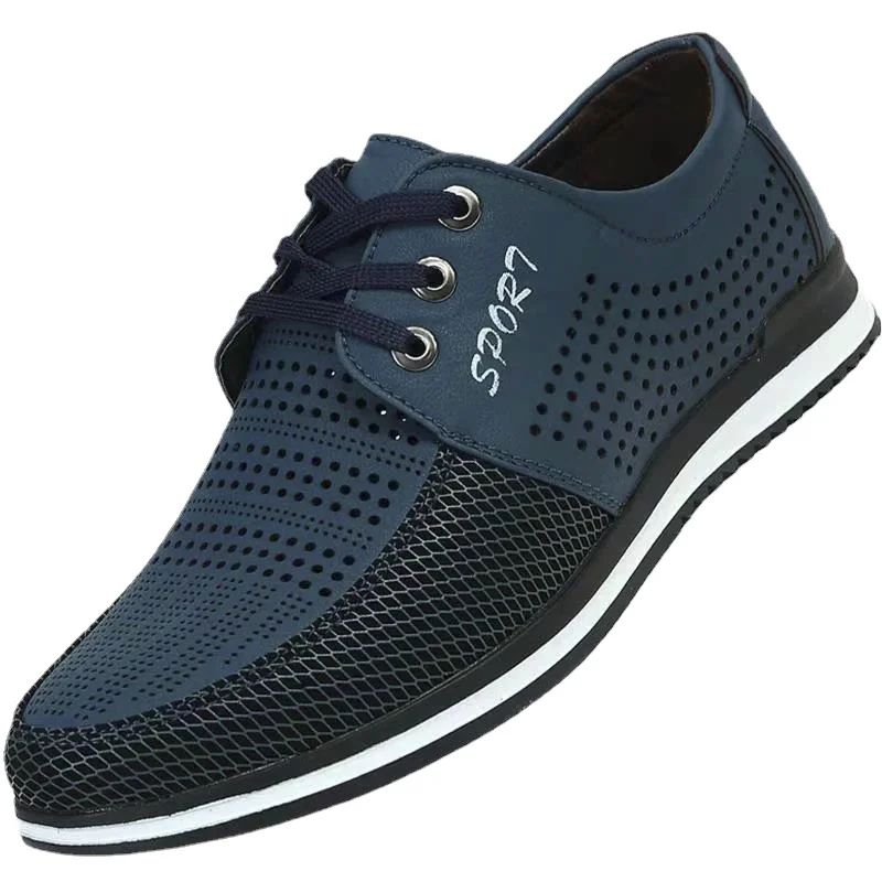 

Mens Casual Shoes Woodpecker Summer Men Sneakers Breathable Hollow Fashion All-match Men Casual Shoes