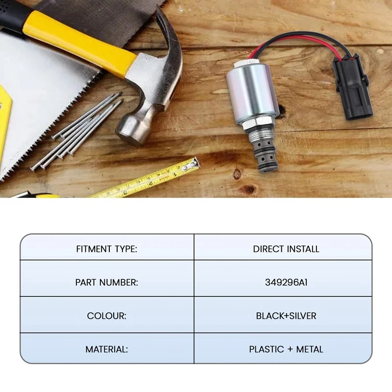 Электромагнитный клапан 349296A1 для трактора New Holland чехол 580N 580SN 580M 580ST 580T