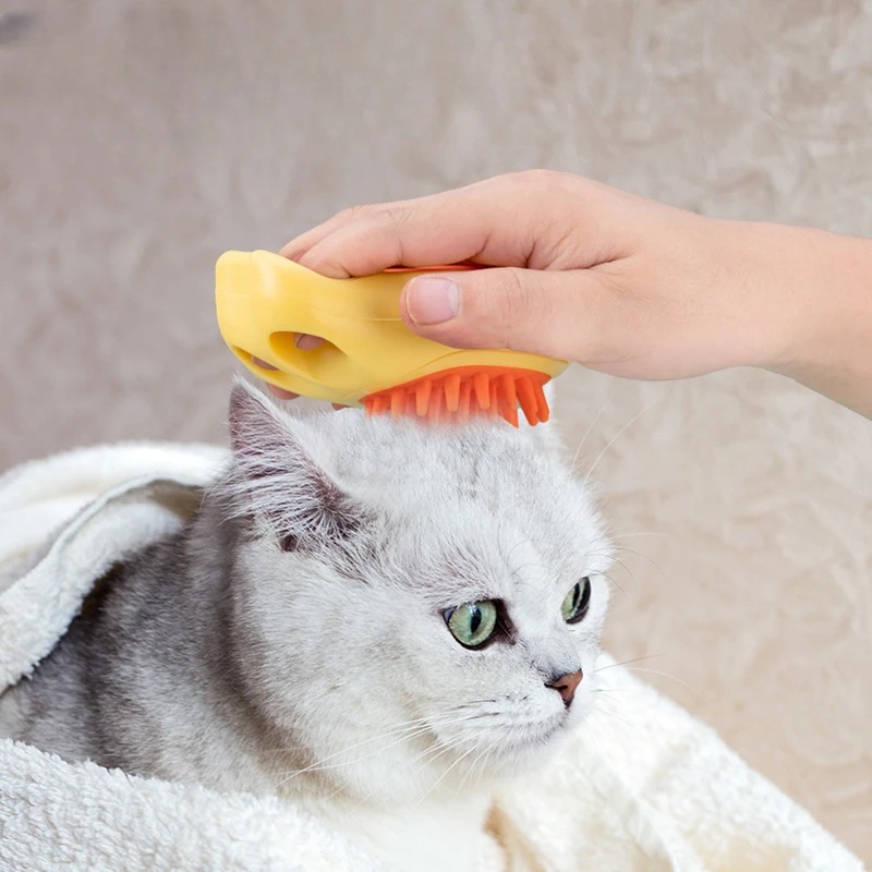 

Pet Cat Dog Bath Brush Cat Claw Shape Massage Care Soft Bath Brush Can Fill Liquid Bath Ball Brush Pet Accessories Dog Cat Tool