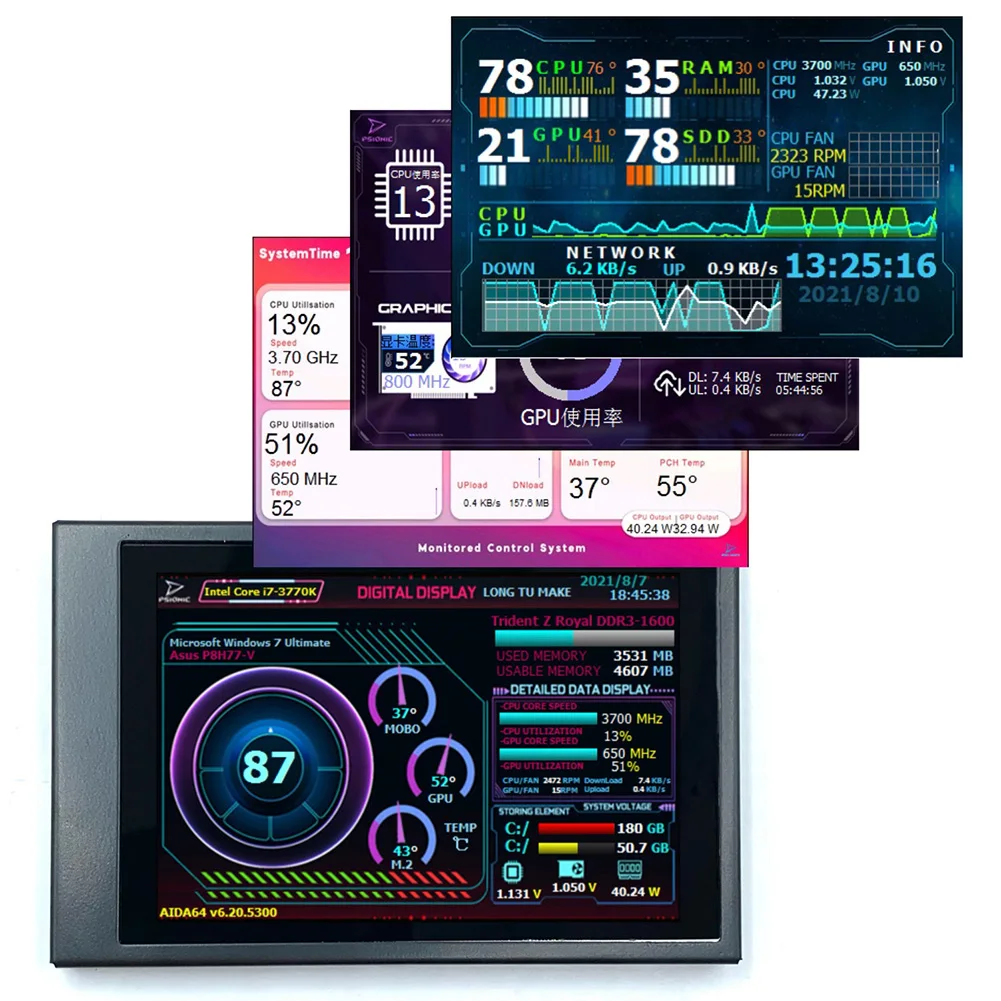 alloet 3.5-дюймовый монитор 320x480 для Raspberry Pi | AliExpress