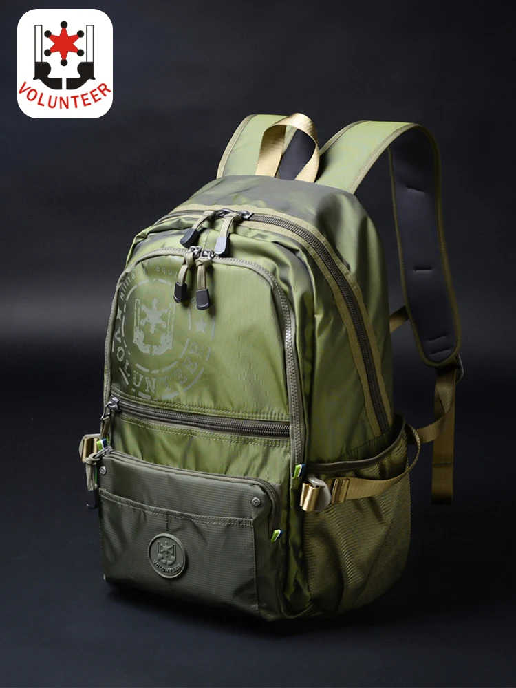 Рюкзак мужской из ткани «Оксфорд», с несколькими карманами Рюкзак мужской из ткани «Оксфорд», с несколькими карманами