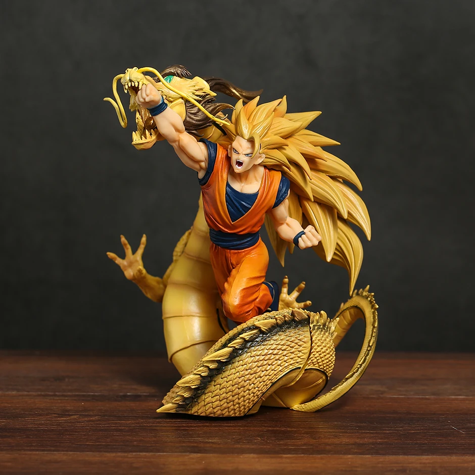

Dragon Ball Super Saiyan 3 Goku Dragon Fist Explosion Collection Figure Figurine Model Statue