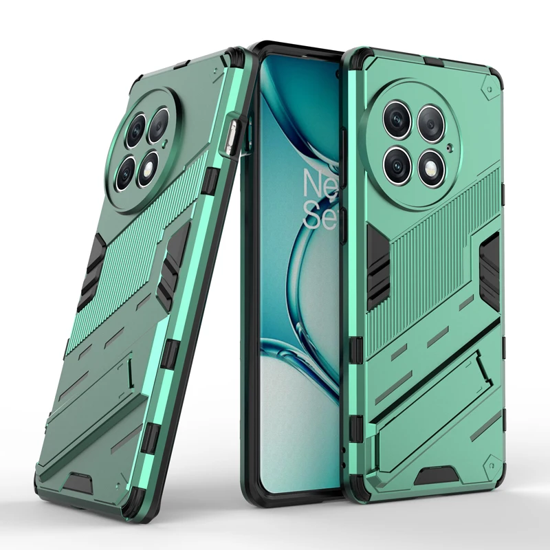 

For OnePlus ACE 2 Pro Case Punk Stlye Full Protection Armor Cover with Kickstand Built in Stand Bracket For One Plus ACE2 Pro