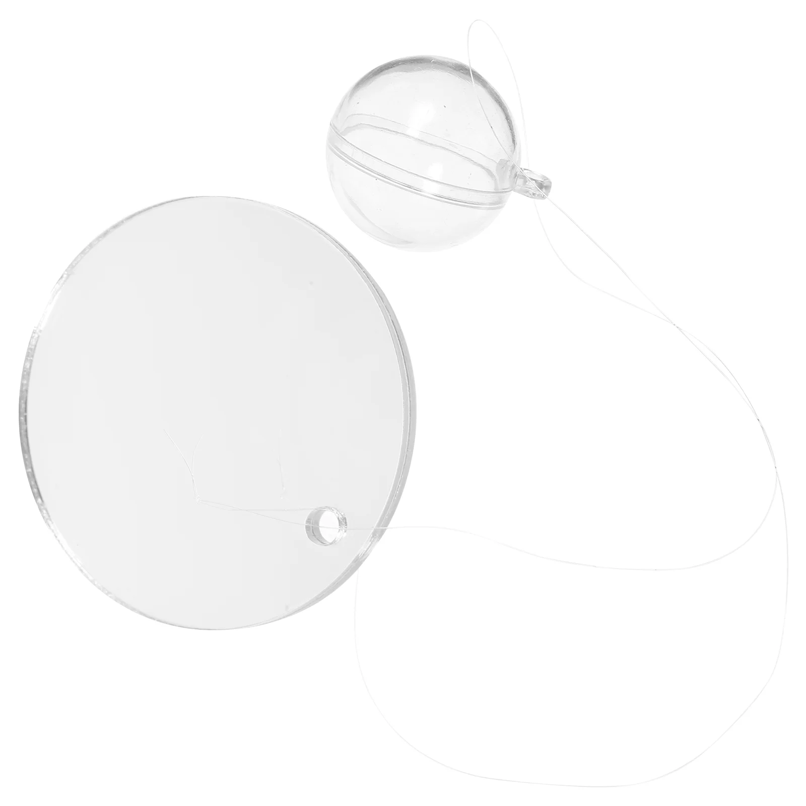 

Acrylic Betta Training Mirror Circle Mirrors Tank Decoration Aquarium Floating Fish Toys