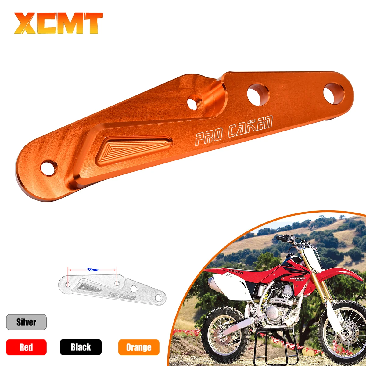 Плавающий кронштейн тормозного суппорта для мотоцикла 320 мм Honda CR125R CRE CRF CR CRF250X