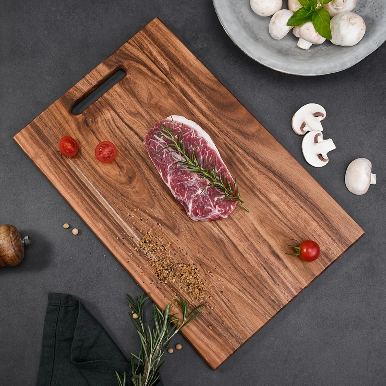 1 шт. большая деревянная разделочная доска для мясных блоков — поверхность