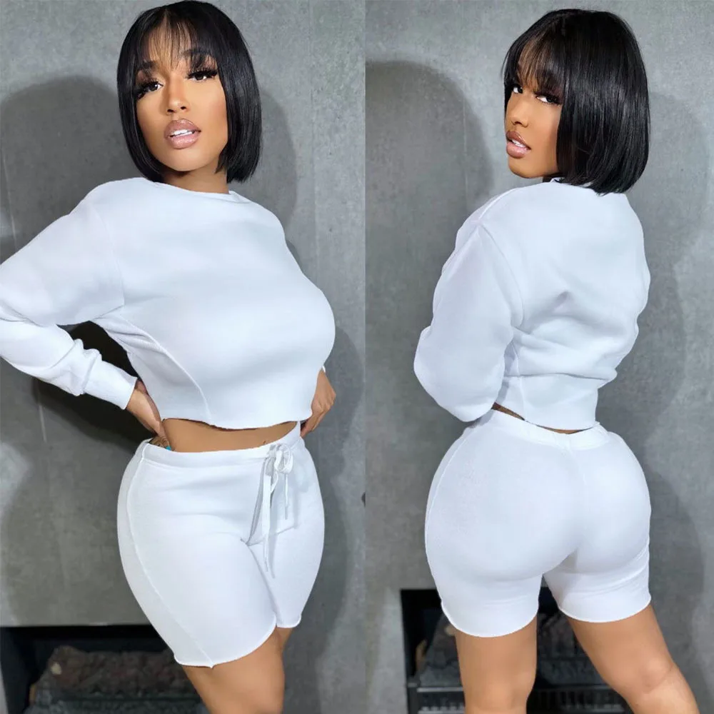 Женский Повседневный костюм-двойка с шортами