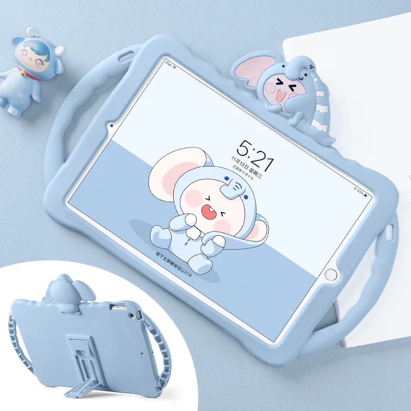 Милый детский чехол для Apple Ipad Mini 4/5/6 Air 1/2/3/4 Pro 11 2018 2020 забавный 10 2 7-го 8-го 9-го
