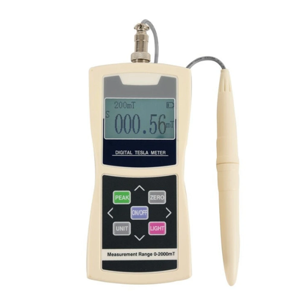 

Digital Meter Magnetic Flux Meter Surface Magnetic Field Tester 5% Accuracy Handheld Permanent Magnet Gauss Meter