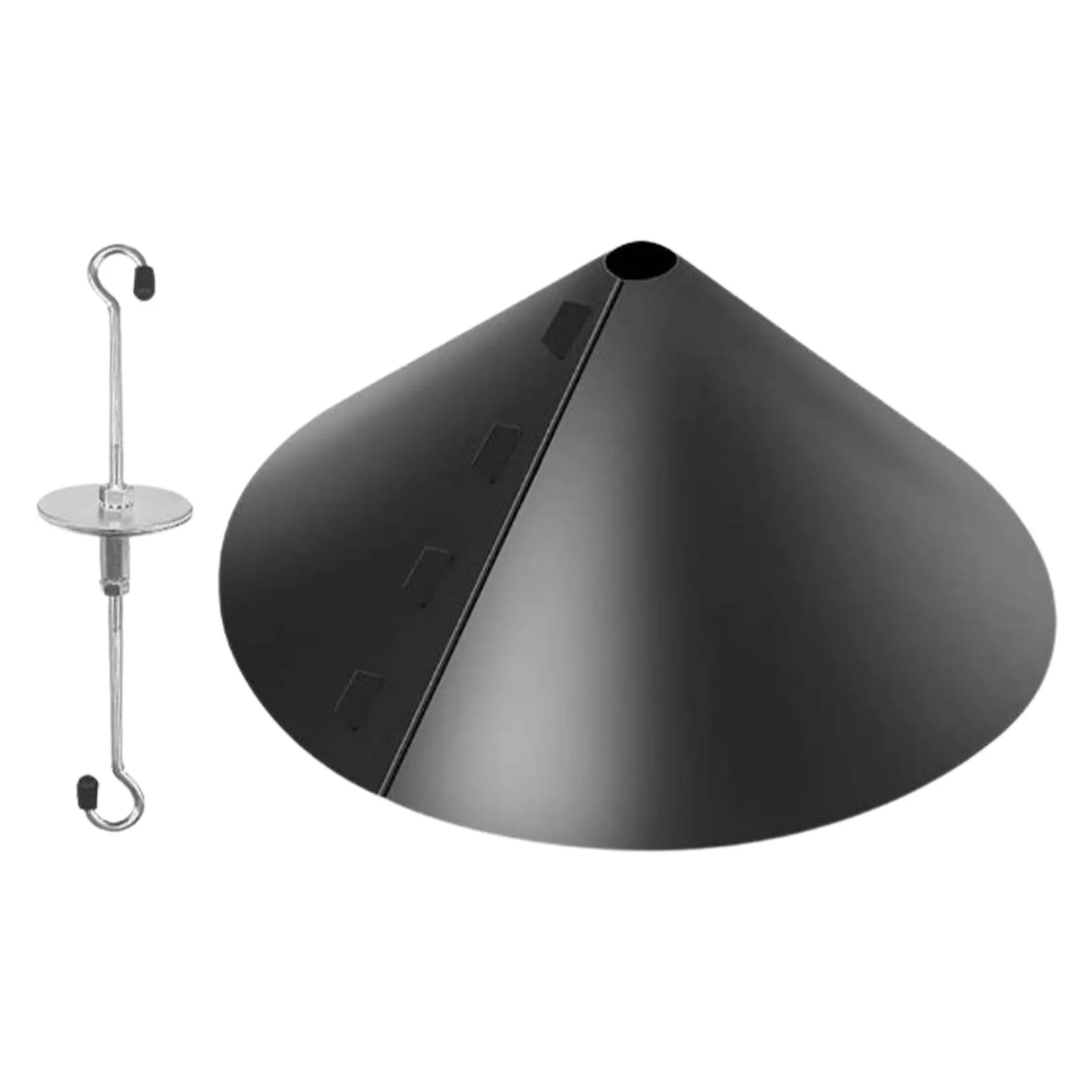 

Squirrel Baffle For Bird Feeder Pole Black Squirrel Baffle For Bird Feeder Guard Baffle For Outdoor Bird Feeders Poles Shepherds