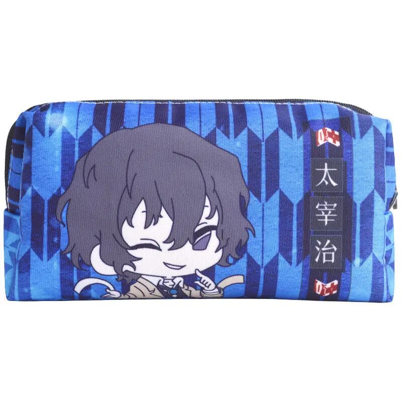 

Anime Bungo Stray Dogs dazai osamu Pencil Case Pocket Cosmetic Bag Art Gift F02