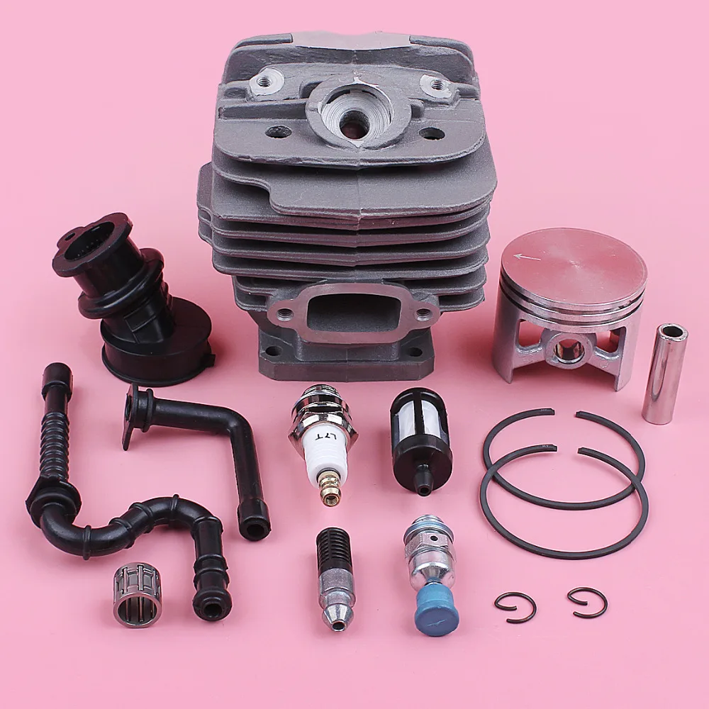 

48mm Cylinder Piston Kit For Stihl MS360 036 034 Fuel Oil Filter Line Intake Manifold Decompression Valve Chainsaw Replace Part