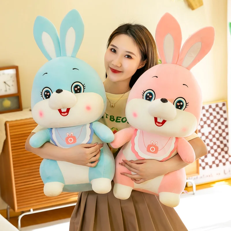 

70 см гигантские кавайные животные, кролик, плюшевые игрушки, мультяшная мягкая подушка, домашний декор, подушка для дивана на спине для дево...