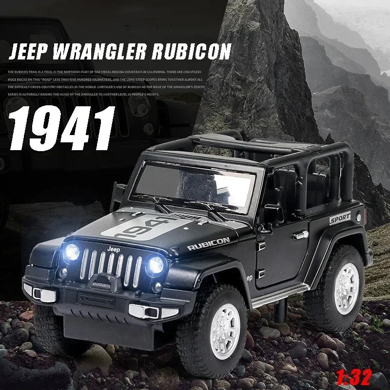Модель автомобиля из сплава Jeep Wrangler Rubicon модель литая металлическая игрушка в