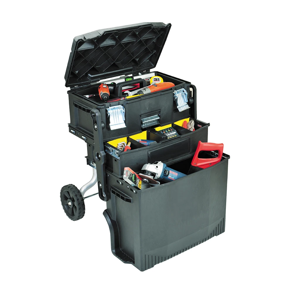 

Three-layer drawer tool box storage Mechanic Handle Tool Box