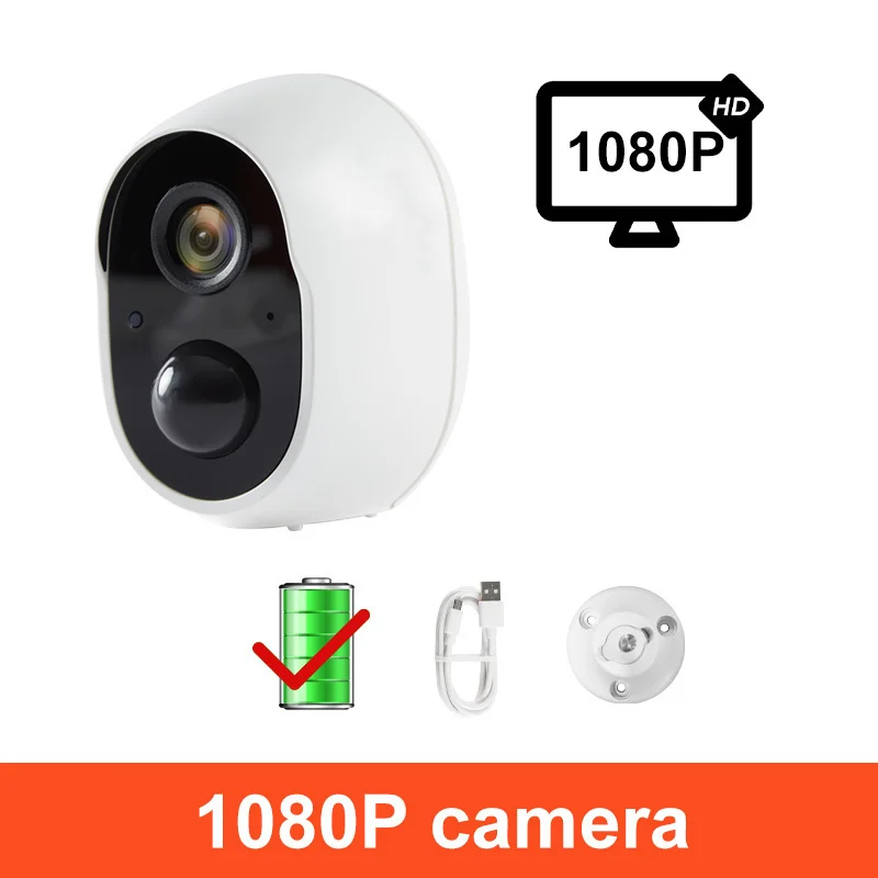

Outdoor Wifi CCTV Camera 1080P Low Power Rechargeable Battery Cam PIR Motion Detect Wireless Security IP Survilliance Camera Hot