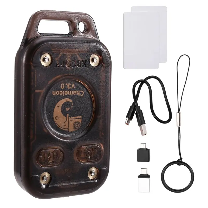 Фото Эмулятор смарт-карт AAAEL Chameleon V3.0 RFID ID IC 125 кГц 13,56 МГц, считыватель смарт-чипов, копировщик меток, устройство чтения/записи + 2 карты UID №1
