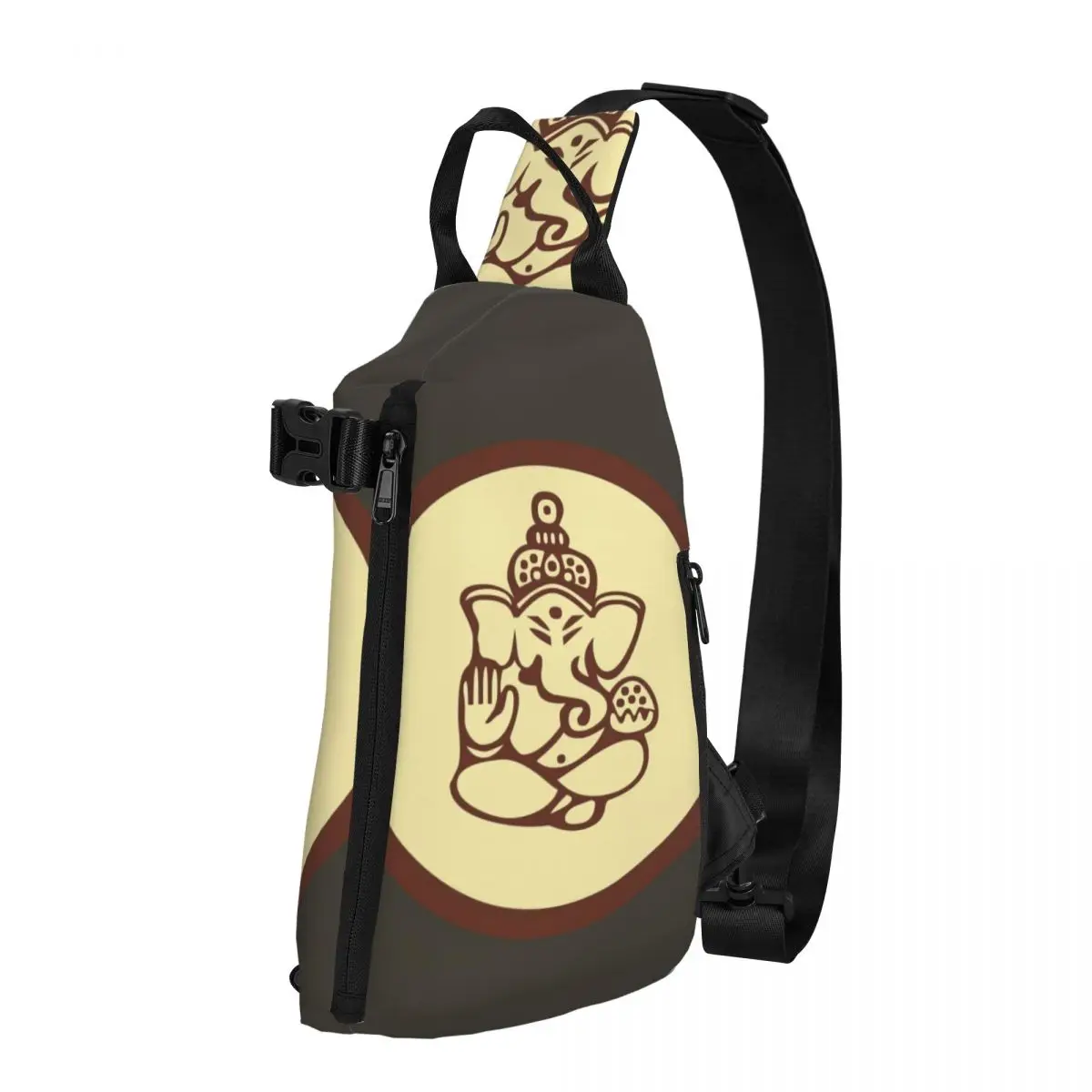 Hindu, Hinduism, Ganesh Shoulder Bags Chest Cross Chest Bag Diagonally Casual Man Messenger Bag