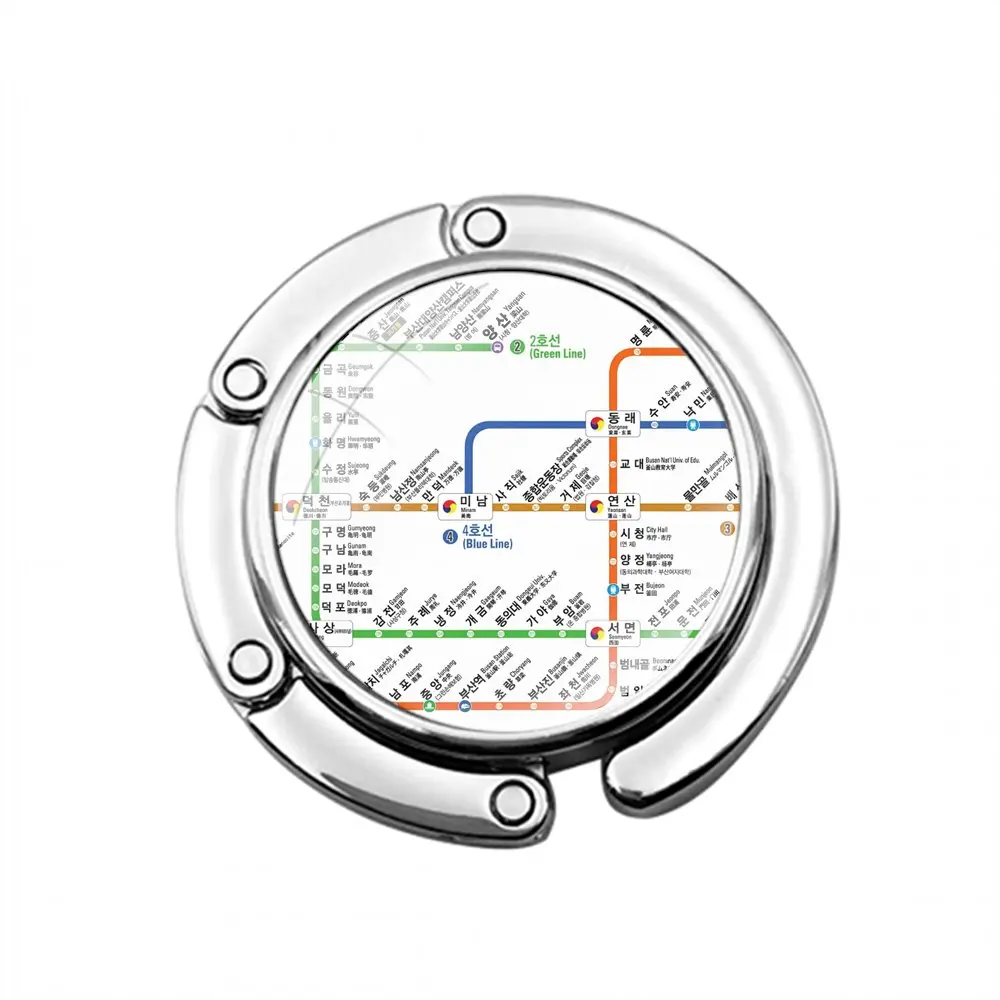 Складной крючок для кошелька Женский столик хранения сумок складной