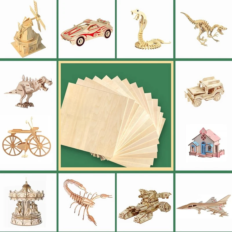 BEAU-Бусиновая доска лист из бусы фанера гладкая ремесленная деревянная для