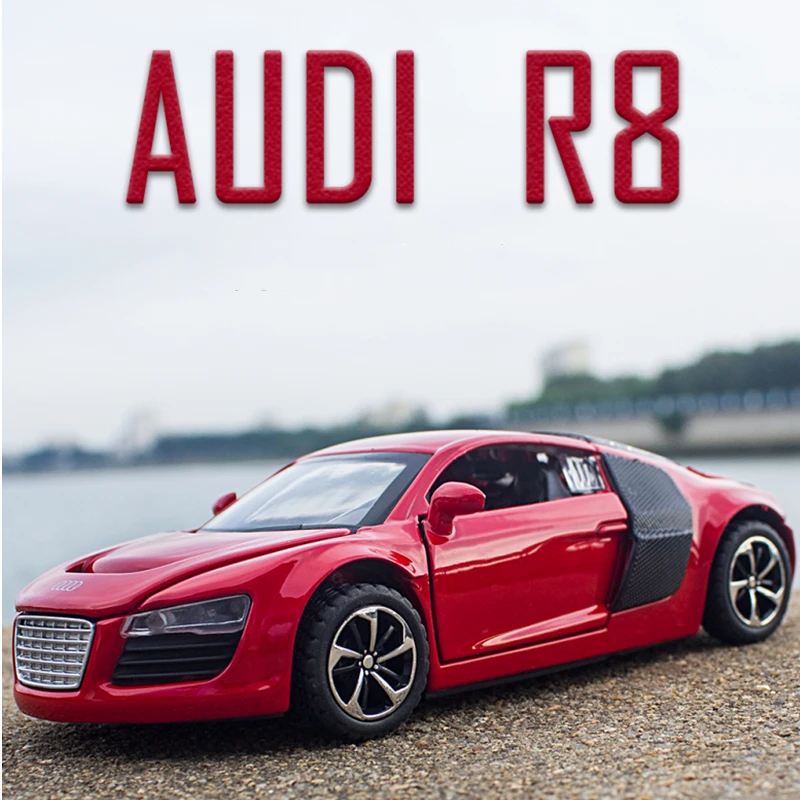

1:32 AUDI R8 Coupe Alloy Sports Car Model Diecast And Toy Vehicles Metal Vehicle Model Car For Children Presen A15