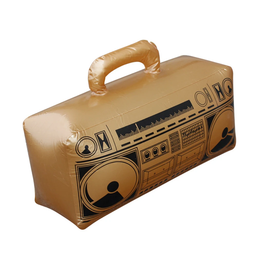 

PVC Inflatable Radio Boombox Retro Rapper Radio Boombox Radio for 80s 90s Retro Rapper Hip Hop Party Decor
