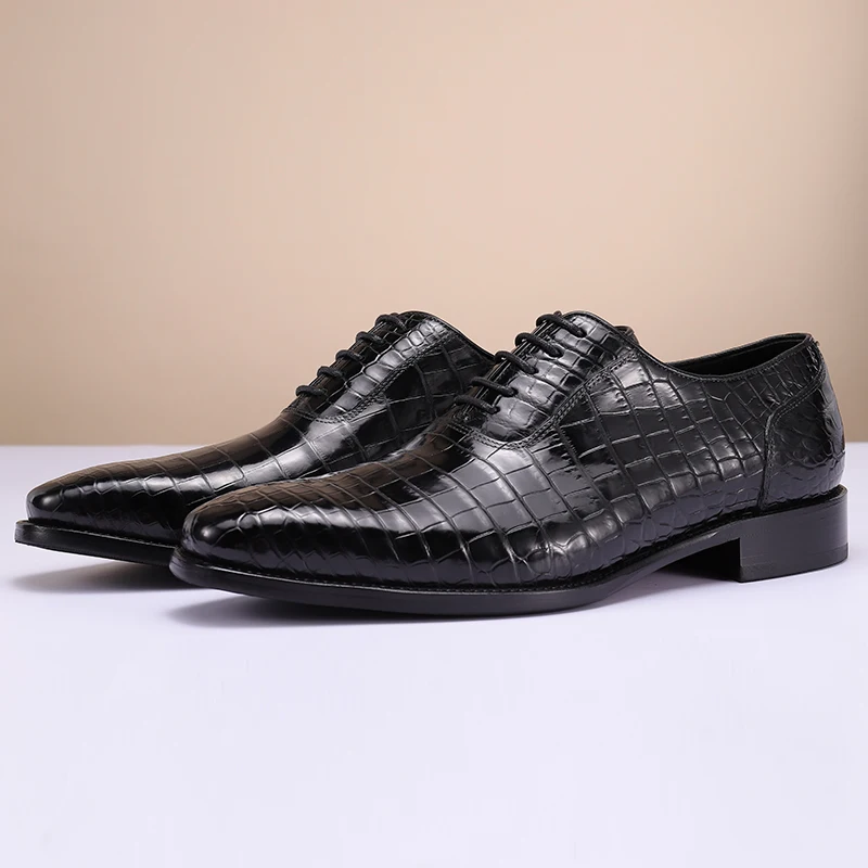 Рисунок 2 - Новая мужская крокодиловая обувь на весну и осень 2022