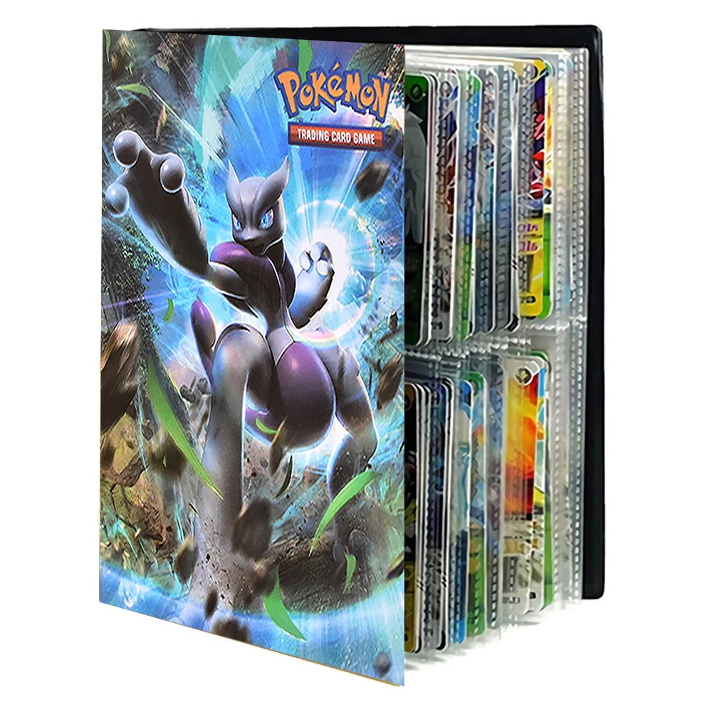 

240pcs Pokemon Album Cards Book Holder Collection Play Game Boke Map Pokémon Mewtwo Binder Folder Livre Loaded List Kid Toy Gift